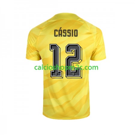 Corinthians Cassio 12 Portiere Maglia Trasferta 2023/2024 Manica Corta
